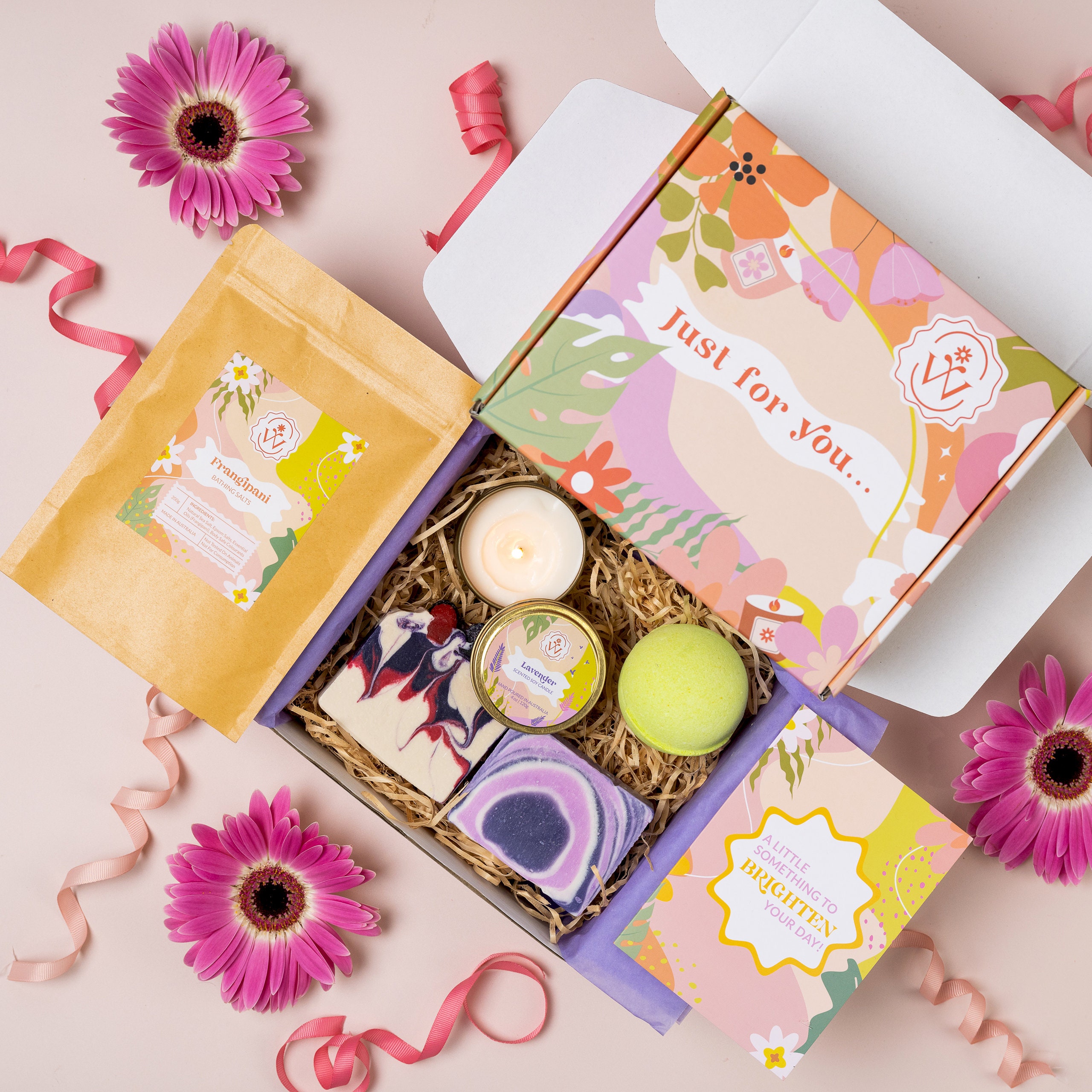 Australian Made Bath and Body Spa Set With Scented Candle Etsy Australia