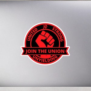 United Strong Unyielding - Join The Union Bubble-free Sticker