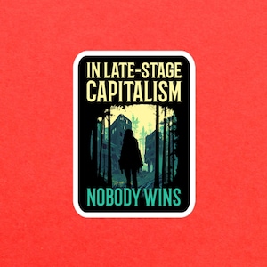 In het kapitalisme in een laat stadium wint niemand een bubbelvrije sticker