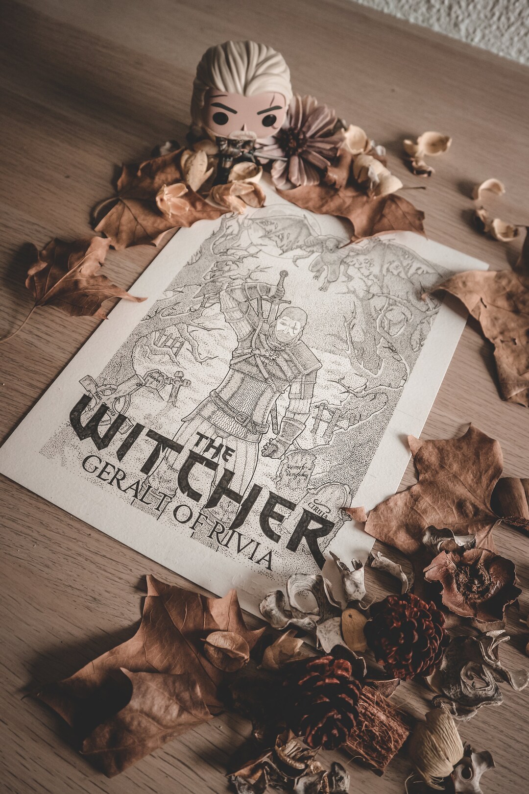 THE WITCHER - Geralt of Rivia - Fanart Illustration by Andrés Aguirre ...