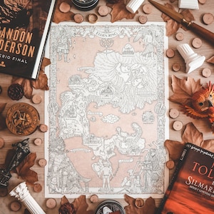 Carte « Elden Ring » – Illustration FanArt par Andrés Aguirre @aaguirreart