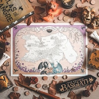 The Continent Map, Fourth Wing General Sorrengail's Map-rebecca Yarros ...