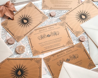 CARAVAL INVITATION - Legend Golden Invitation - Fan Art Illustration by Andrés Aguirre @aaguirreart