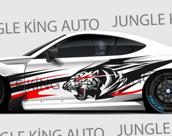 Lion Themed Car Stickers, the Symbol of Wild Power