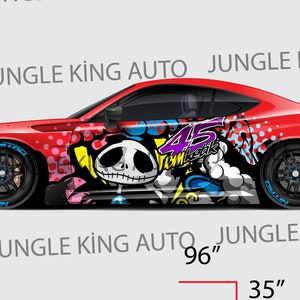 スカルボーイ - ホラー - 車のステッカー - 特別デザイン