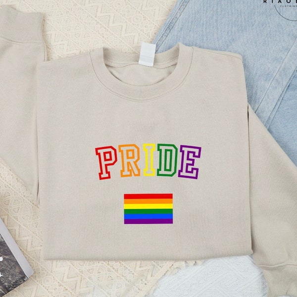 Pride Sweatshirt, LGBT Shirt, LGBT Friend Crewneck, LGBT Support Shirt, Rainbow Shirt, Gay Pride Sweater, Pride Month Hoodie
