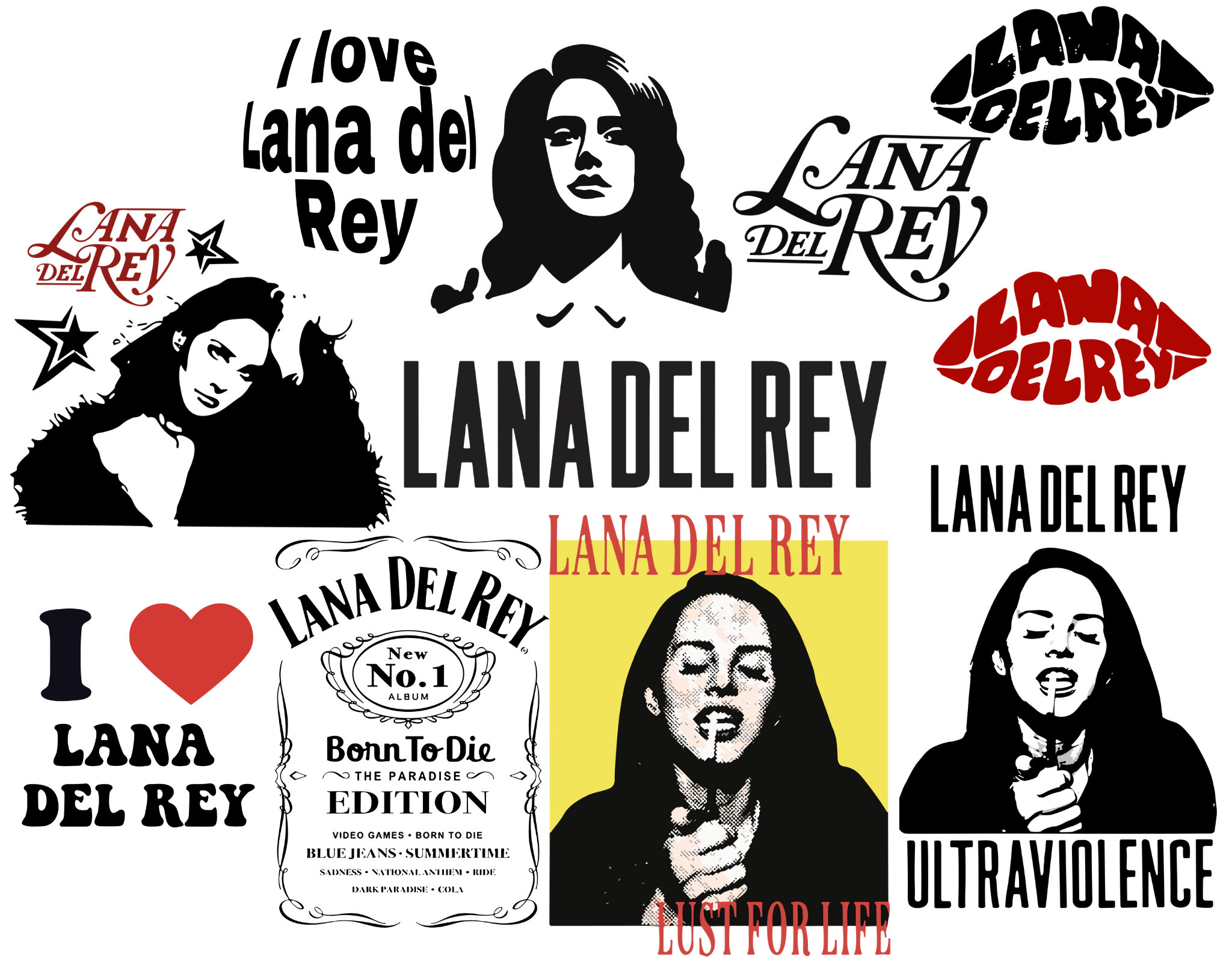 Lana Del Rey Name Logo
