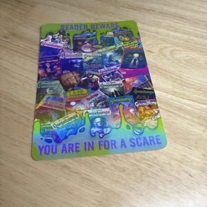 Kindle Inserts | Halloween | Spooky | Horror |Movie theme | Holographic Insert | PW| Oasis| Basic| Scribe| iPad Mini 6/7 | Kobo Libra Colour Goosebumps