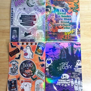 Kindle Inserts | Halloween | Spooky Season | (PHYSICAL ITEM) | True Crime & Mystery | Fall | Holographic Insert |iPad mini 6/7|