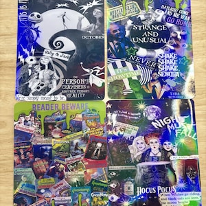 Kindle Inserts | Halloween | Spooky | Horror |Movie theme | Holographic Insert | PW| Oasis| Basic| Scribe| iPad Mini 6/7 | Kobo Libra Colour