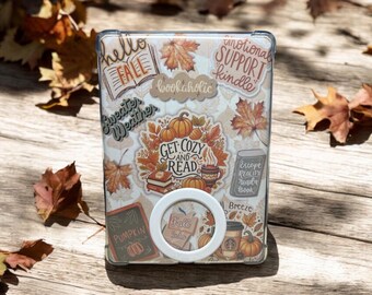 DIGITAL | Printable Kindle Insert, Fall, Cozy, Autumn, Leaves