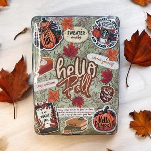 Hello Fall、秋の印刷可能な Kindle 挿入物 (デジタル ファイル)