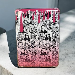 DIGITAL | Printable Clear Case Insert, Horror, Spooky, Halloween, Pink
