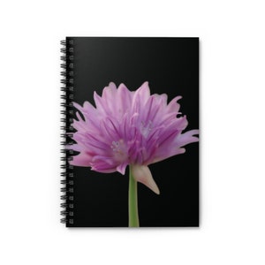 Black & Purple Spiral Notebook - Ruled Line
