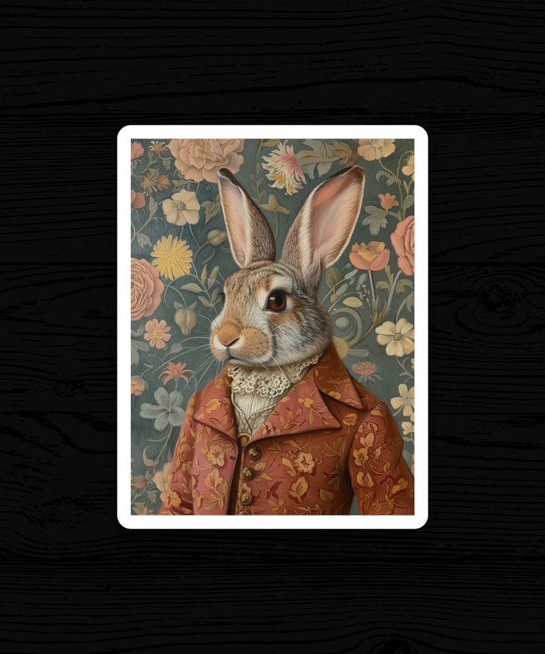 Beatrix Potter William Morris Rabbit Image Wall Art Decor, Gallery ...