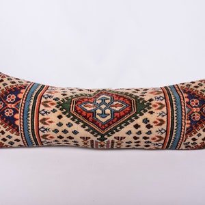 Long Pillow For Bed, Extra Long Pillow, Lumbar Throw Pillow, Boho Pillow For Bed, Body Pillow Cover, Long Lumbar Pillow, Ottoman Pillow