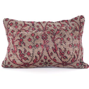 turkish pillow anatolian kilim pillow handmade kilim pillow 16&quot;x24&quot; vintage kilim pillow oriental kilim pillow home decor pillow