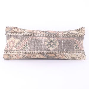 turkish pillow anatolian kilim pillow handmade kilim pillow 10&quot;x24&quot; vintage kilim pillow oriental kilim pillow home decor pillow