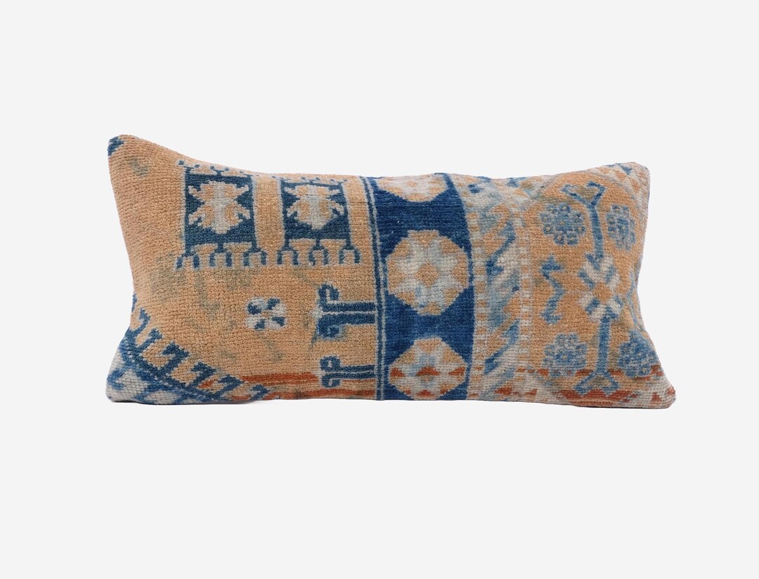 トルコキリムクッションカバー、12x24インチラグピロー、トルコキリム