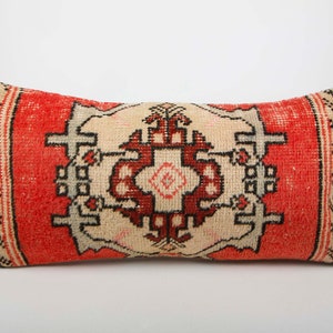 Long Pillow For Bed, Extra Long Pillow, Lumbar Throw Pillow, Boho Pillow For Bed, Body Pillow Cover, Long Lumbar Pillow, Ottoman Pillow