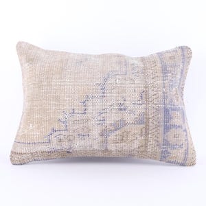 Wohndekor Kissen, Vintage Teppich Kissen, Dekokissen, 16x24 Wollteppich Kissen, türkisches Kissen, Bettwäsche Fall