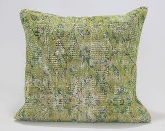 Ethnic Kilim Pillow, 24x24 Turkish Kilim Pillow, Animal Print Pillow, Nomandic Rug Pillow, Antique Pillow, Cushion Cover, Boho Pillow