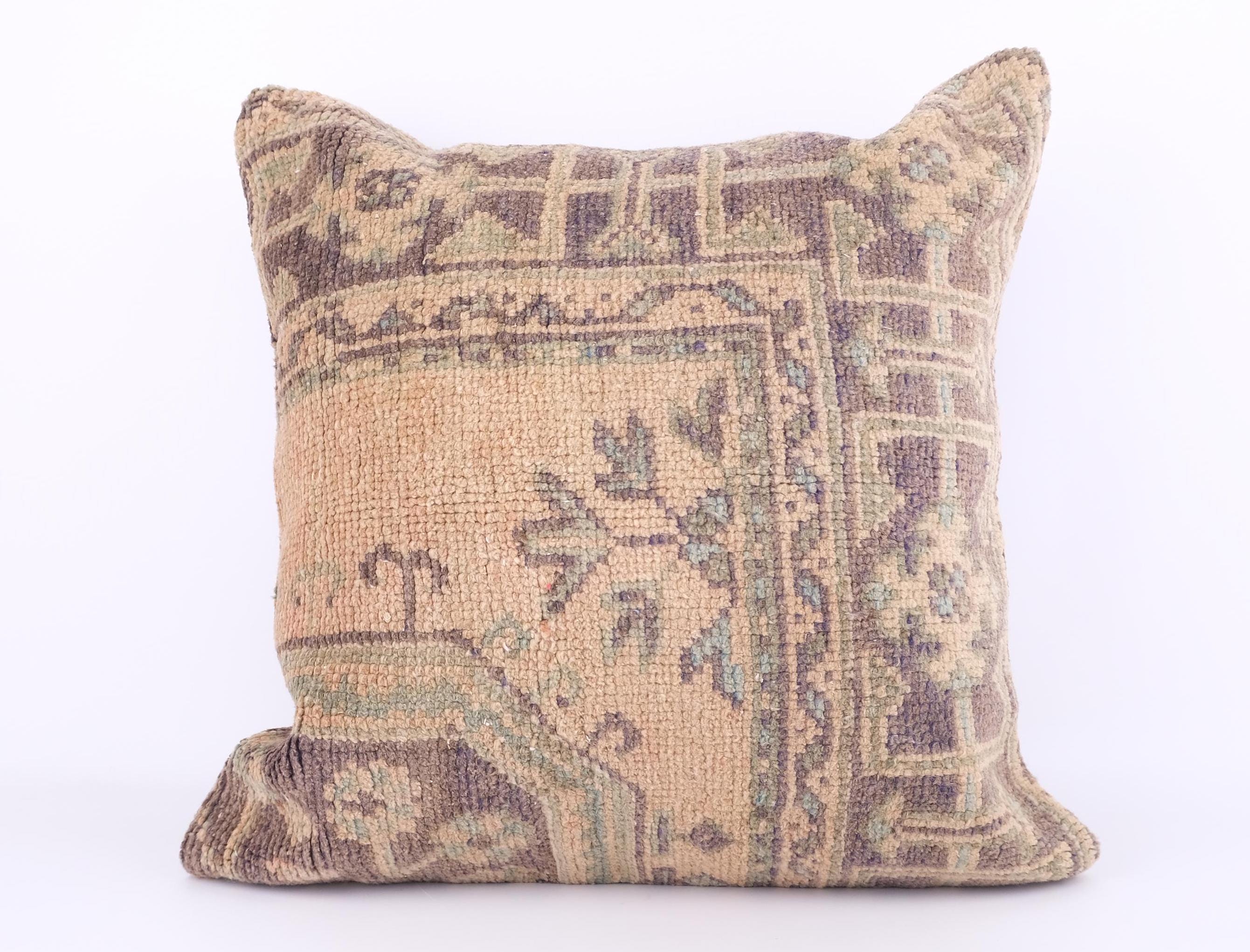24x24 Antique Rug Pillow , Rug Cushion Case , Decorative Rug Pillow Cover , Handmade Rug Pillow Case , Rug Cushion Cover , Rug Pillows