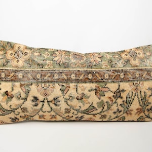 Long Pillow For Bed, Extra Long Pillow, Lumbar Throw Pillow, Boho Pillow For Bed, Body Pillow Cover, Long Lumbar Pillow, Ottoman Pillow