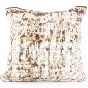 Wohndekor Kissen, Vintage Teppich Kissen, Dekokissen, 18x18 Wollteppich Kissen, türkisches Kissen, Bettwäsche Fall