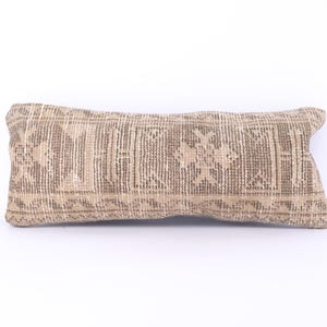 turkish pillow anatolian kilim pillow handmade kilim pillow 10&quot;x24&quot; vintage kilim pillow oriental kilim pillow home decor pillow