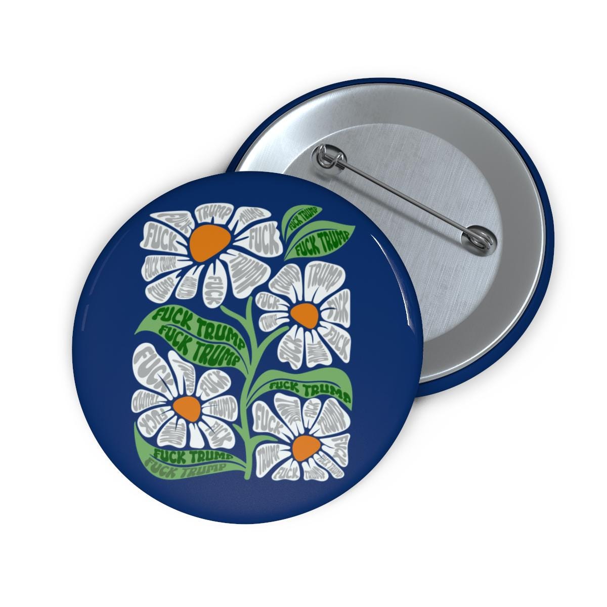 Subtle Anti Trump Fck Trump Pin Buttons in 3 Sizes, F*ck FDT ...