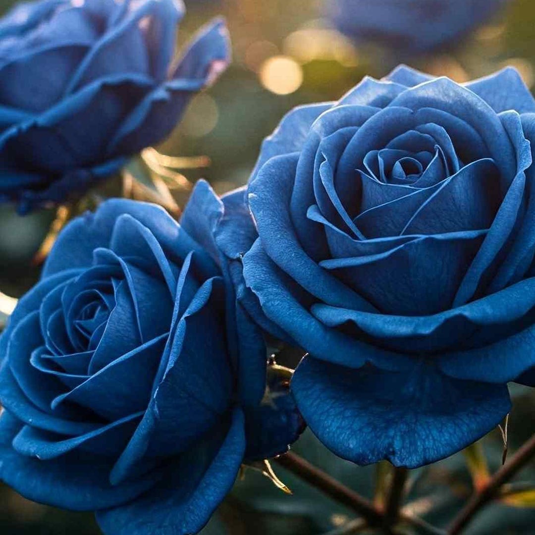 アトリエgg Blue Roseサイズ21 20 Blue Rose Seeds, Unique and Special Rose Variety With Deep Blue