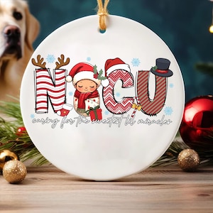 NICU Nurse Christmas Ornament, Neonatal ICU Nurse Ornament, NICU Nurse Gift, Graduation Gift for Nursing Student, Christmas For Baby Nurse