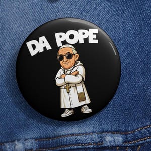 Da Pope Leo XIV Erster Amerikanischer Pin Buttons in 3 Größen, Erster Amerikanischer Pope Pin, Retro Kardinal Robert Francis, Robert Prevost Pope American