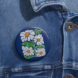 Subtle Anti Trump Fck Trump Pin Buttons in 3 Sizes, F*ck FDT Progressive Political Pin, Democrat Protest Pin, Liberal Anti MAGA Gift