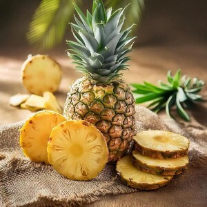15+ Queen Pineapple Seeds, Rare Tropical Garden Starter, Exotic Planting Seeds,Non-GMO Fruiting Plant, Compact Variety,Sweet Golden Tropical