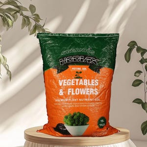 Organic Potting Soil Mix 18L, Nutrient-Rich General Planting Soil,Premium Natural Garden Soil for Indoor Outdoor Plants,