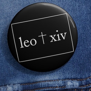 Da Pope Leo XIV Erster Amerikanischer Vatikan Pin Buttons in 3 Größen, Erster Amerikanischer Papst Pin,Kardinal Robert Francis, Robert Prevost Pope American