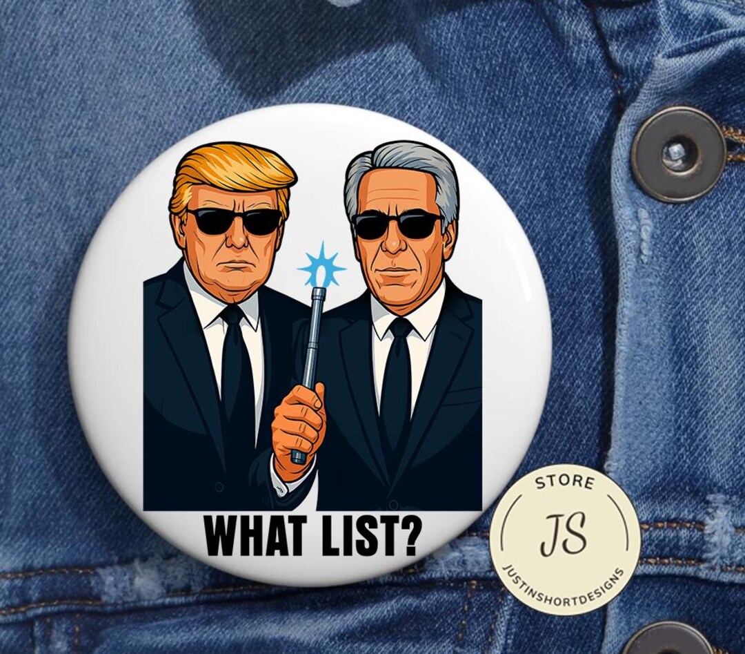 What List Anti Trump and Epstein Pin Buttons in 3 Sizes, Anti Trump FDT ...
