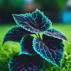 20+ Rare Blue Black Green Coleus Seeds - Unique Colorful Foliage for Garden and Lawn Planting, Colorful Foliage Plant for Shade Garden
