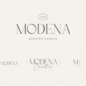 Premade Modern Minimalist Signature Logo, Aesthetic Photography Logo, Jewelry Coach Blogger Logo, Boho Branding Kit, Custom Logo Design