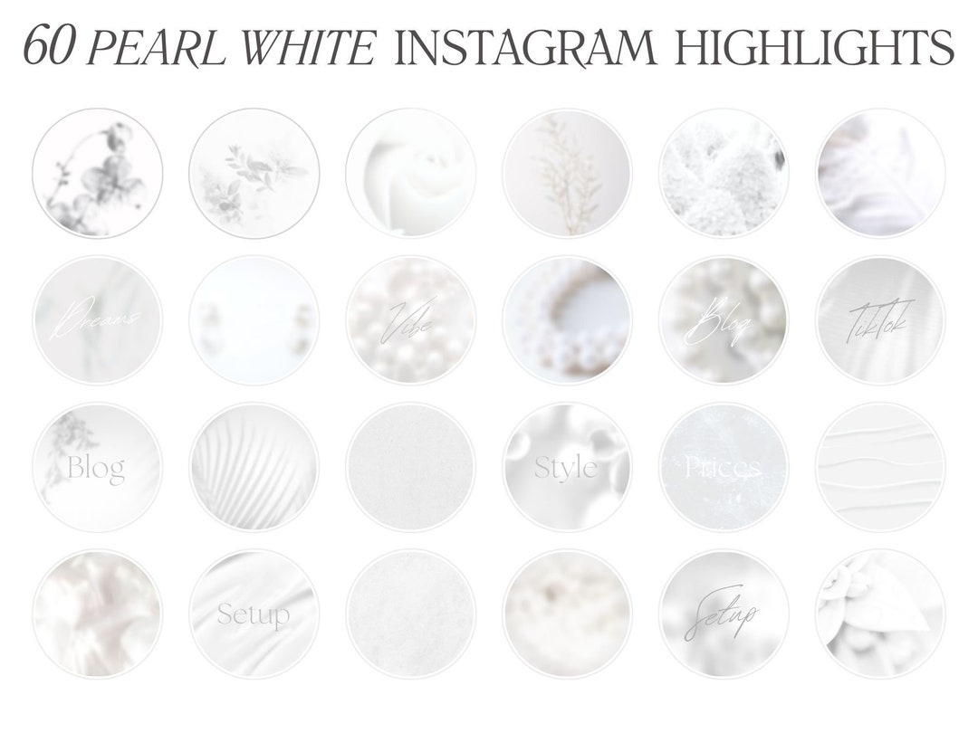 60 Clean White Instagram Highlight Covers, Grey Insta Highlights Cover