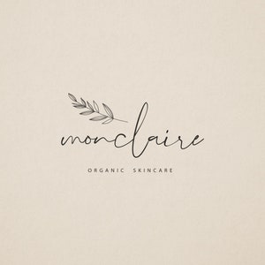 Modernes florales handgeschriebenes Logo, vorgefertigtes Skript-Logo-Design, Premium-Mode-Branding-Kit, Feminines-Kosmetik-Logo, Small Business-Fotografie