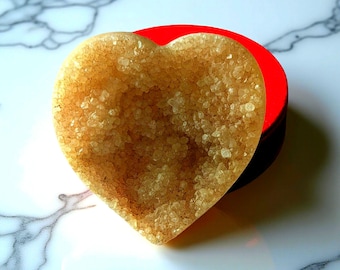 Rose Quartz Heart Crystal: Natural Love & Healing Gemstone