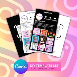 Instagram Business Card | IG Business Card | QR code Business Card | Instagram Business Card Template