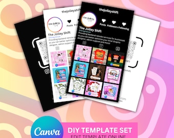 Instagram Business Card | IG Business Card | QR code Business Card | Instagram Business Card Template