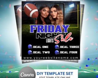Promoção de luzes de sexta à noite | Liquidação da temporada de futebol | Promoção Espírito Escolar | Venda relâmpago | Venda de tema de futebol | Venda de espírito de equipe