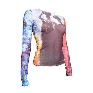 Cop Copine &#39;Afro&#39; Y2K Mesh Top in Size 1/S