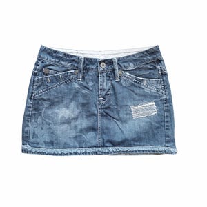 Marithé+ François Girbaud Vintage Y2K Grunge Mini Skirt in Size S