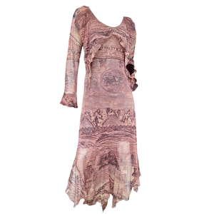 Save The Queen &#39;Roma&#39; Vintage Maxi Dress in Size L-XL